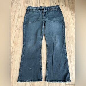 J. Crew Point Sur Women's 10 Demi Boot Jeans Size 34 Small Flaw